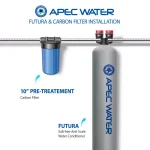 APEC Water Systems Futura 10 GPM Salt-Free Whole House Water Softener System with Pre-Filter and Protective Neoprene Coat thumbnail 5