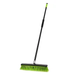 Alpine Industries 18 in. 2-in-1 Squeegee Push Broom, Green Multi-Surface Indoor/Outdoor thumbnail 3