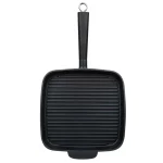 MasterPan Sectional Series 11 in. Cast Aluminum Nonstick Grill Pan, Black thumbnail 2
