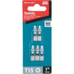 Makita ImpactXPS T15 Torx 1 in. Insert Bits, 5-Pack thumbnail 3