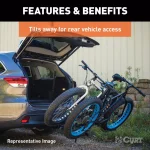 CURT 4-Bike Tray-Style Hitch-Mounted Bike Rack, 2 in. Receiver thumbnail 7