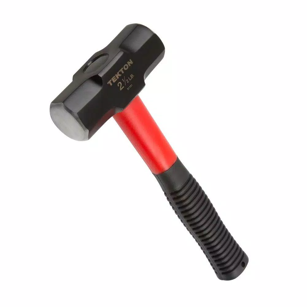 TEKTON 2-1/2 lb. Stubby Sledge Hammer with Fiberglass Handle
