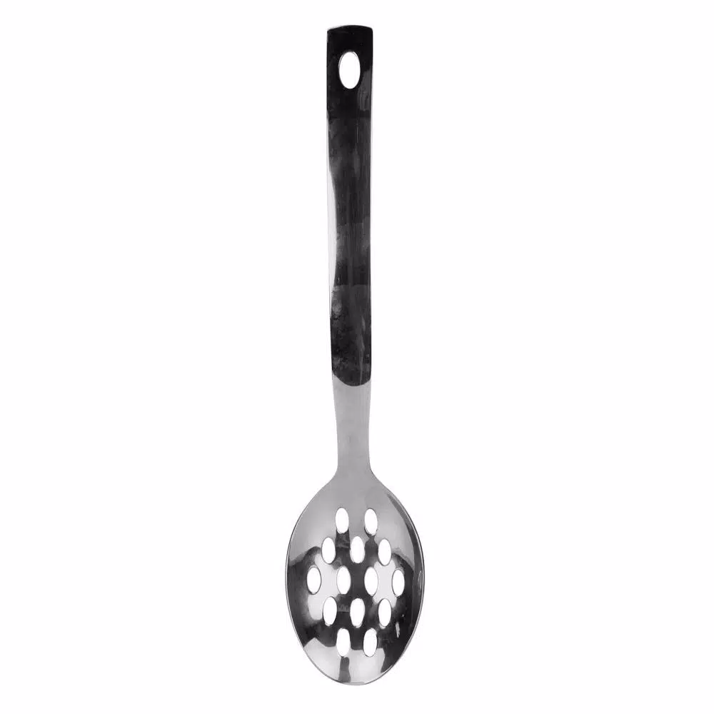 Home Basics Stainless Steel Zinc Slotted Spoon