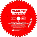 Diablo Steel Demon Cermet II 9 in. 46-Tooth Carbide Metal Cutting Saw Blade for Ferrous & Stainless Steel thumbnail 1