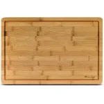 Heim Concept Premium Bamboo Cutting Board and Serving Tray with Drip Groove, 18 x 12 in thumbnail 4