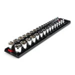 TEKTON 3/8 in. Drive 6-Point Socket Set, 34-Piece SAE and Metric thumbnail 1