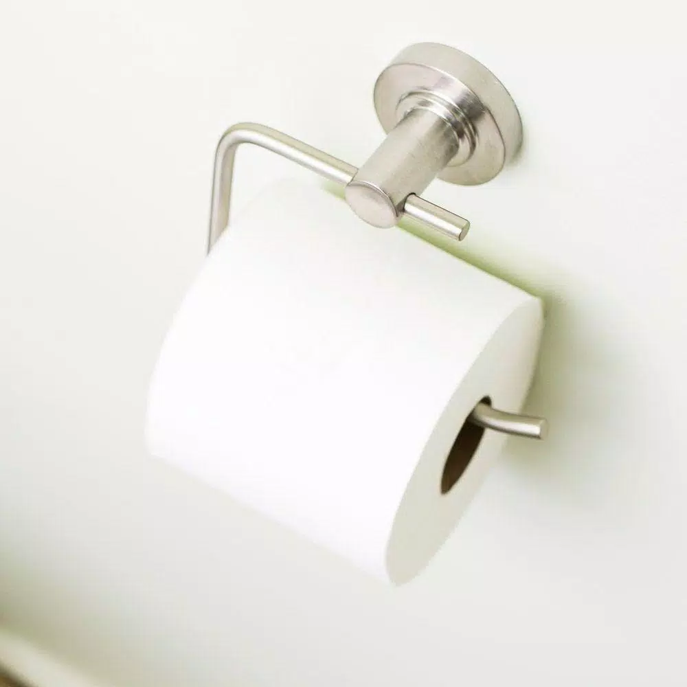 Speakman Neo Single Post Toilet Paper Holder, Brushed Nickel