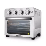 Boyel Living 24 Qt. Silver Stainless Steel Air Fryer Toaster Oven with 1700W Power and 4 Accessories thumbnail 1