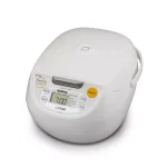Tiger JBV-S10U 5.5-Cup Micom Rice Cooker with Tacook Cooking Plate, White thumbnail 1
