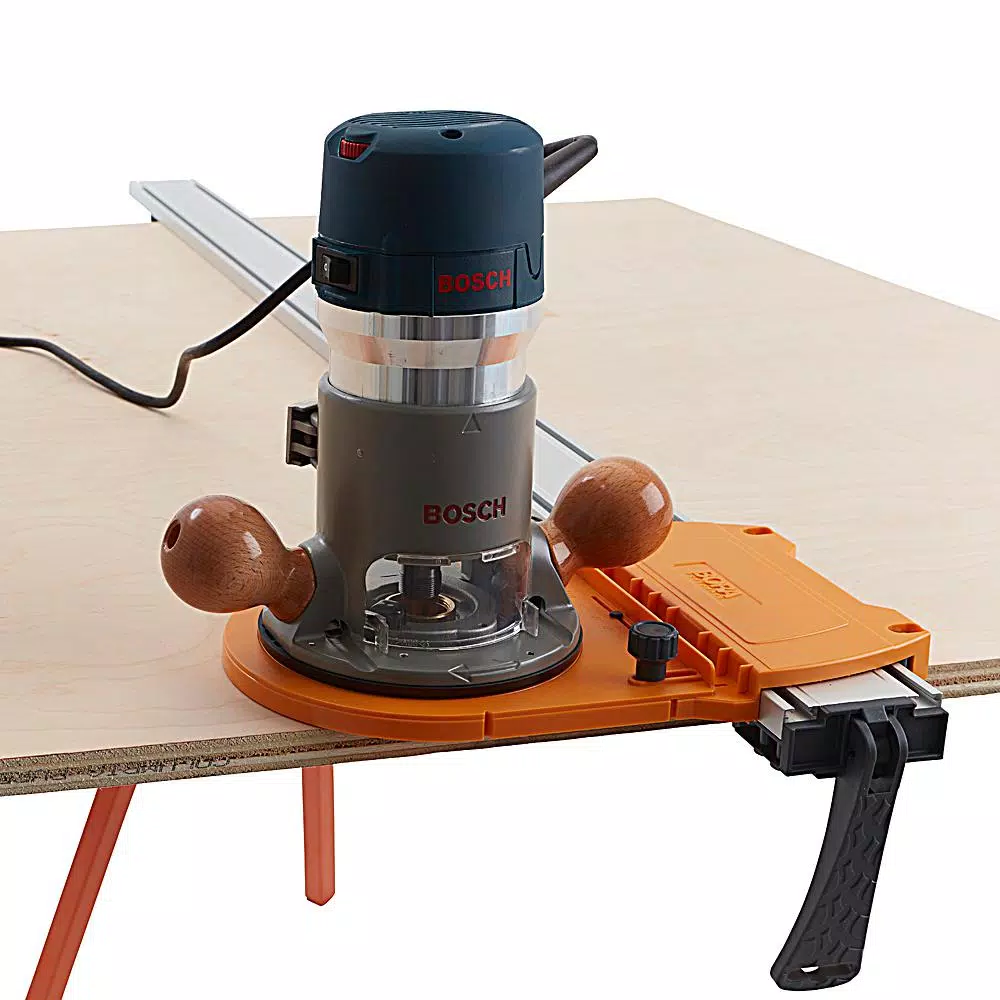 BORA Router Guide with Brass Brushing for Dados, Rabbets, and Mortises