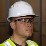 Klein Tools Safety Glasses, Clear Polycarbonate Lens, Anti-Fog & Scratch Resistant, Black/Orange thumbnail 3