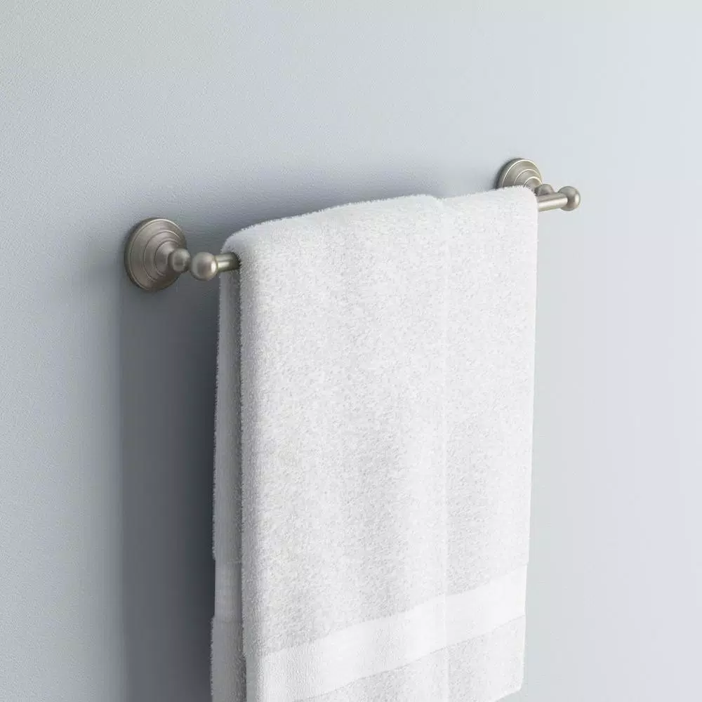 Delta Greenwich 18 in. Single Towel Bar in SpotShield Brushed Nickel