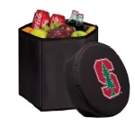 Picnic Time Stanford Cardinal Bongo 12 Qt. Collapsible Soft-Side Cooler - Black thumbnail 1