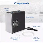 Express Water PC2000 Adjustable Power Water Chiller System with Cooling Fan and Tubing thumbnail 4
