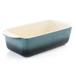 Crock-Pot Artisan 1.25 Qt. Blue Stoneware Rectangle Bake Pan thumbnail 1