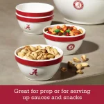 College Kitchen Collection Alabama Crimson Tide 4-Piece Party Bowl Set, Crimson Red thumbnail 7