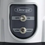 Omega 1 HP 2-Speed Silver Blender with 48 oz. Tritan Container thumbnail 3