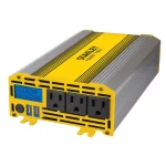 Stanley PI1000S 1000-Watt Digital Triple-Outlet Power Inverter, 12V DC to 120V AC thumbnail 1