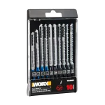 Worx T-Shank Jigsaw Blade Assortment Set, 10-Piece Multi-Purpose Kit for Worx Blade Runner and Rockwell thumbnail 2
