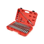 TEKTON 74-Piece 3/8 in. Drive 6-Point Socket and Ratchet Set, SAE & Metric thumbnail 2
