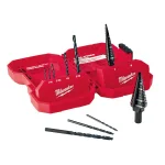 Milwaukee 33-Piece Black Oxide Step and Titanium SHOCKWAVE Drill Bit Set thumbnail 2