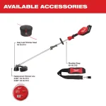 Milwaukee M18 FUEL QUIK-LOK Cordless String Trimmer Kit with (3) 8.0 Ah Batteries and Charger thumbnail 14