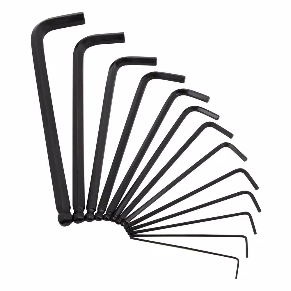 Steelman 13-Piece SAE Long Arm Ball End Hex Key Wrench Set