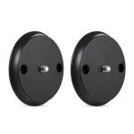 Wasserstein Magnetic Wall Mount for Google Nest Cam IQ Indoor - Black (2-Pack) thumbnail 2