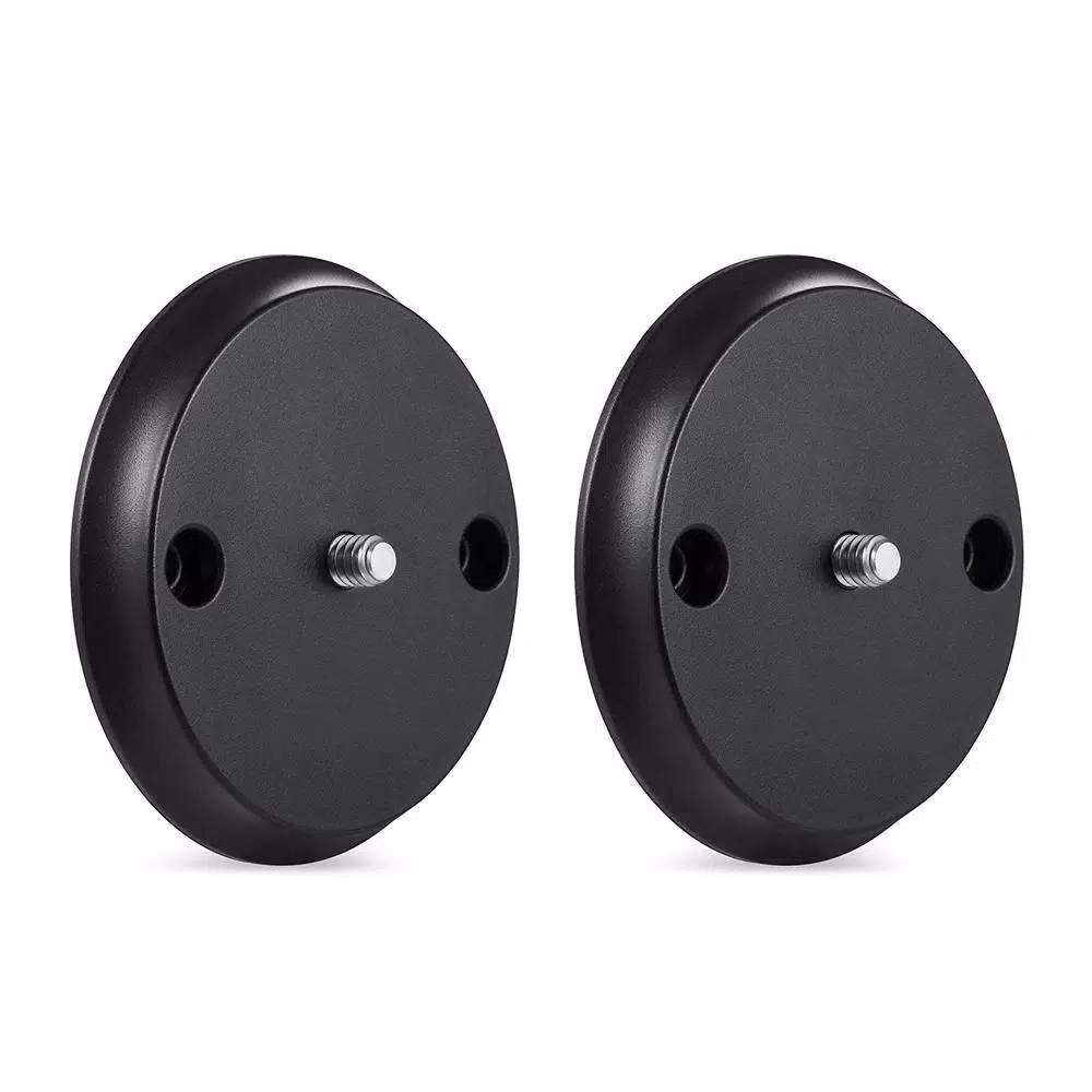 Wasserstein Magnetic Wall Mount for Google Nest Cam IQ Indoor - Black (2-Pack)