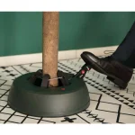 Unbranded Automatic Green Plastic Foot Pedal Christmas Tree Stand with Water Level Indicator thumbnail 6