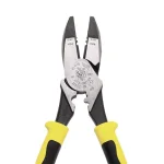 Klein Tools 9 in. High-Leverage Side Cutting Pliers with Wire Stripper and Crimper thumbnail 9