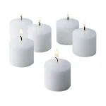 Light In The Dark White Unscented Votive Candles, 10 Hour Burn Time (Set of 72) thumbnail 1