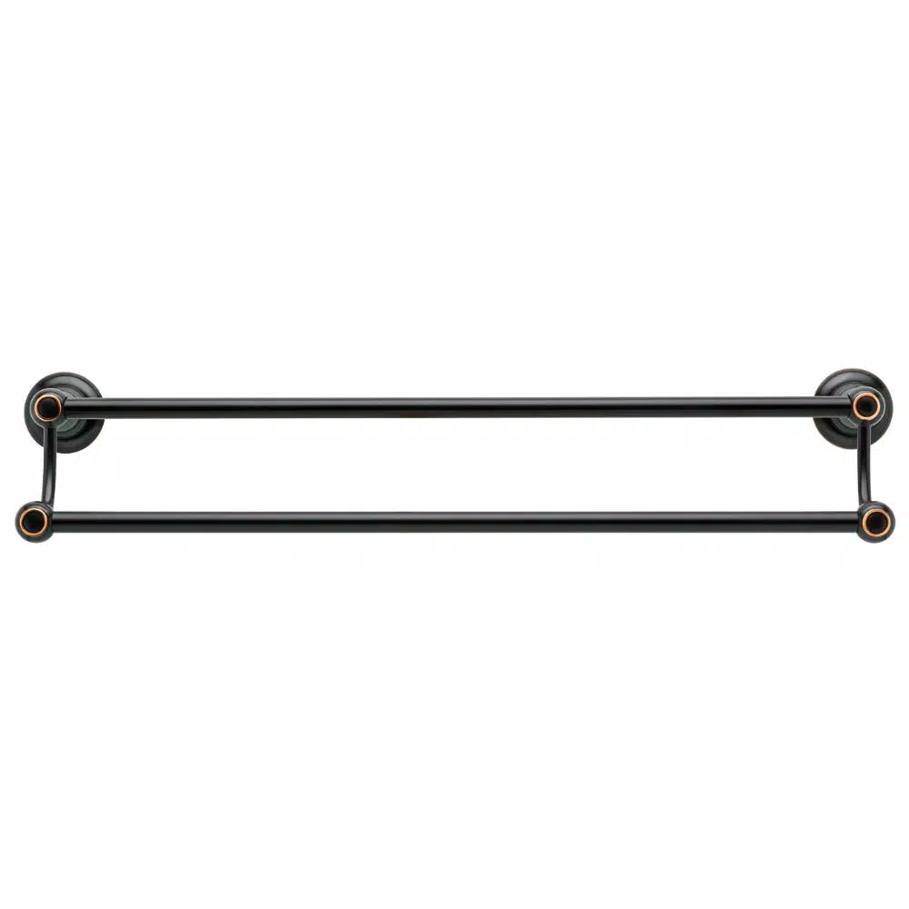Delta Porter 24 in. Double Towel Bar, Oil Rubbed Bronze
