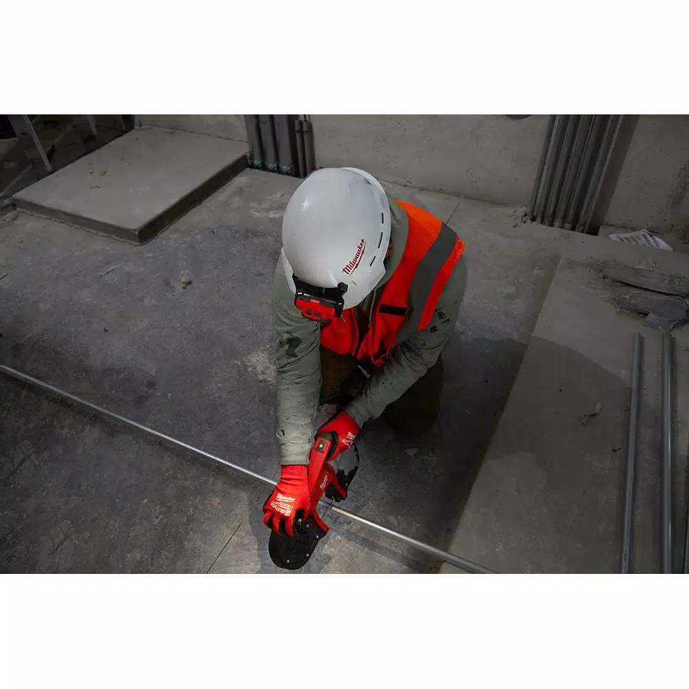 Milwaukee BOLT White Type 1 Class E Front Brim Hard Hat (12-Pack)
