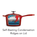 Tramontina 2.5 Qt. Enameled Cast Iron Saucepan with Lid, Gradated Red thumbnail 7