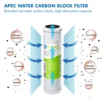 APEC Water Systems Essence 10 in. Replacement Pre-Filter Set with UV Bulb for ROES-UV75 thumbnail 4