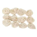 LITTON LANE White Sola Boxed Rose Flowers, Set of 2 - All-Natural Plant Fiber Decorative Rose Fillers thumbnail 5