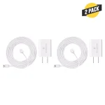 Wasserstein 25ft Magnetic Charging Cable & Quick Charge Adapter for Arlo Ultra 2, Pro 4, Pro 3 & Floodlight (2-Pack) thumbnail 5