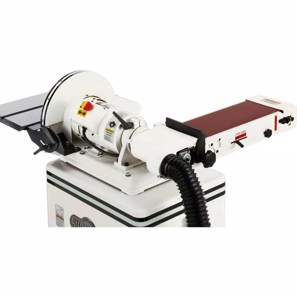 Shop Fox W1712 1-1/2 HP Combination Sander with 6 in. Belt and 12 in. Disc