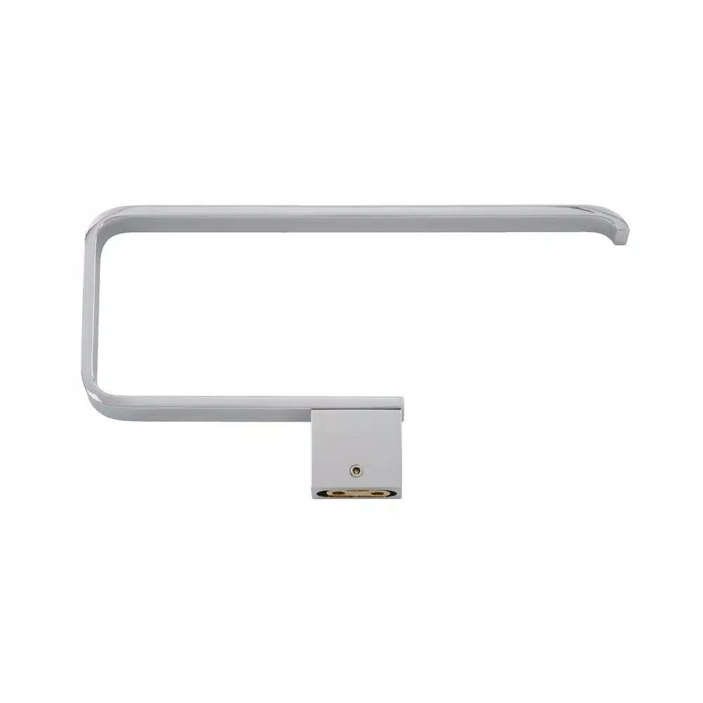Italia Palermo Polished Chrome Towel Ring, Solid Brass