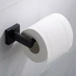 KRAUS Ventus Matte Black Solid Brass Toilet Paper Holder thumbnail 1