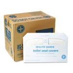 HOSPECO Health Gards White Half-Fold Toilet Seat Covers, 250-Pack (20 Packs per Carton) thumbnail 1
