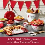 College Kitchen Collection Alabama Crimson Tide Serve 'n Score Party Platter, 16 x 12.5-Inch, Crimson Red thumbnail 2