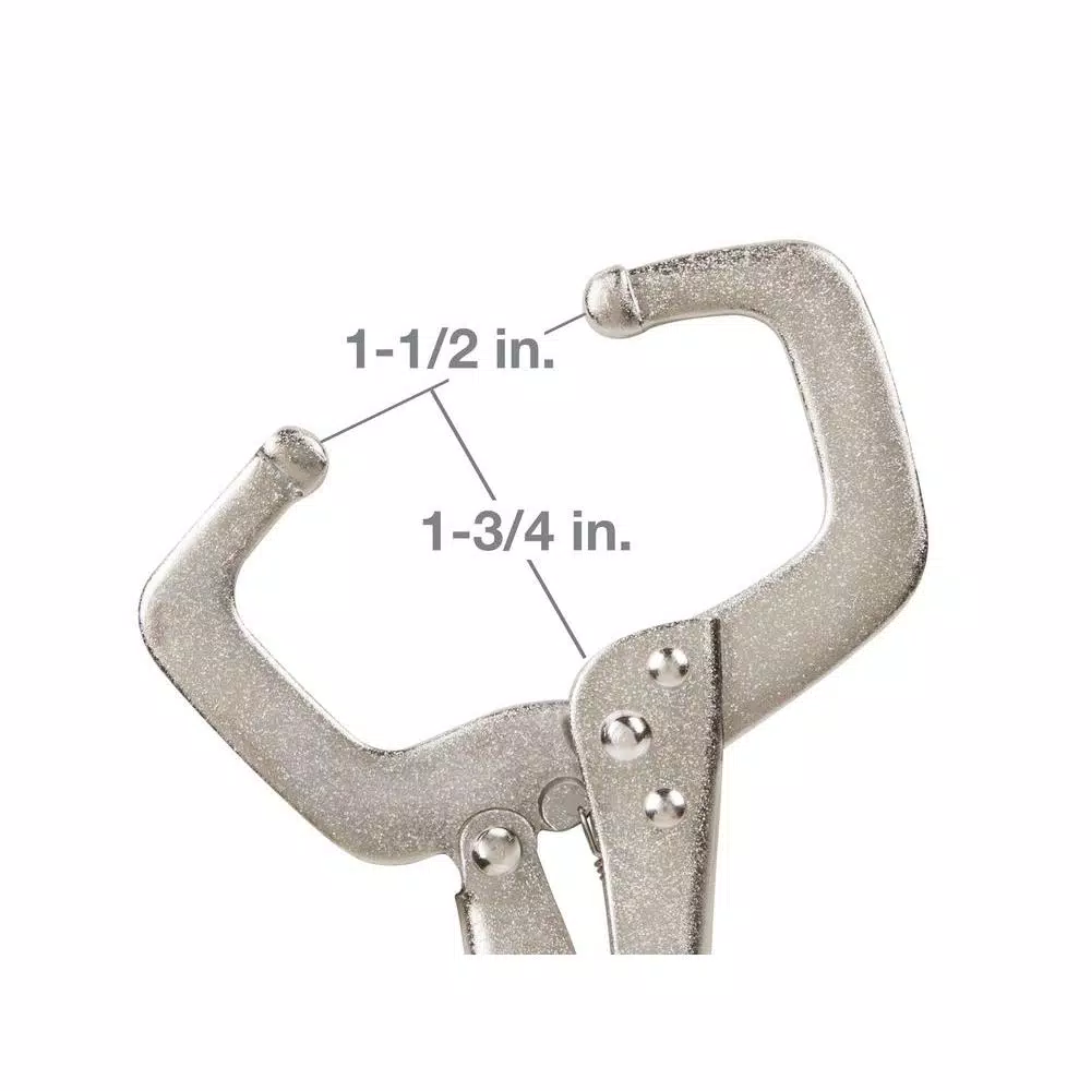 TEKTON 6 in. Locking C-Clamp with Forged Steel Jaws