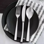 Hampton Signature Totem 20-Piece 18/0 Stainless Steel Flatware Set, Service for 4 thumbnail 2