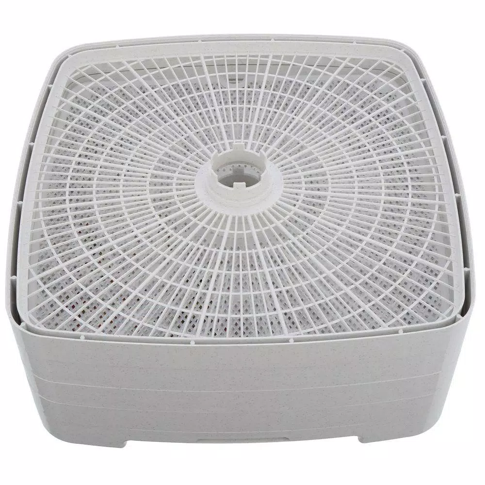 Nesco Square 4-Tray White Food Dehydrator and Jerky Maker, 700W