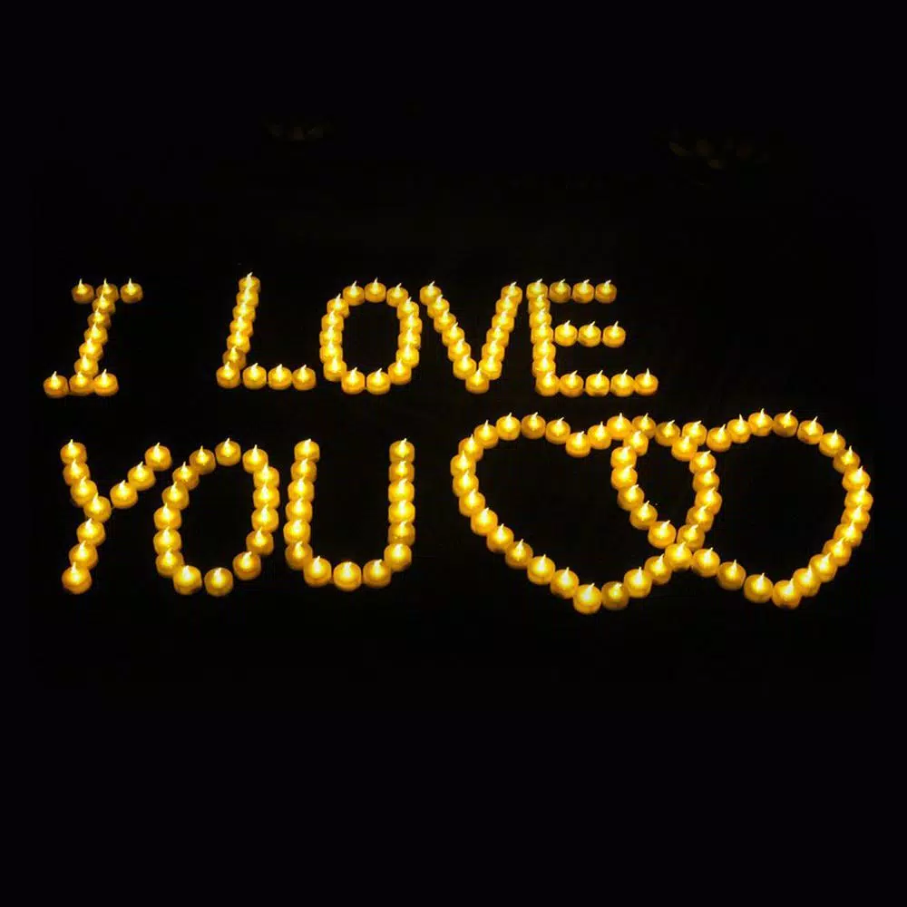Novelty Place 12-Pack Flameless LED Votive Candles, Battery Operated Flickering Tealight Candles, Warm White