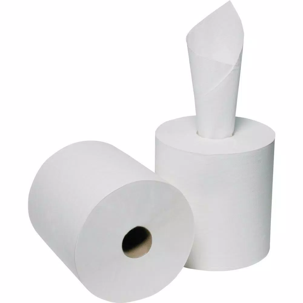 SKILCRAFT White 2-Ply Center Pull Paper Towels, 100% Recycled, 6 Rolls per Box