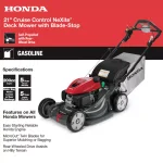 Honda 21 in. HRXVYA Self-Propelled Gas Lawn Mower with Nexite Deck and Select Drive thumbnail 3