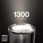 Energizer VISION HD Extra Performance 1300 Lumen LED Flashlight, Digital Focus, Silver thumbnail 7